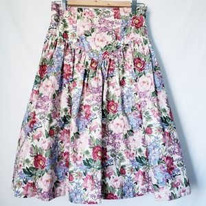 Vintage high waisted flared skirt